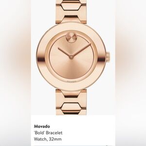 Movado Rose Gold with Minimalist Design